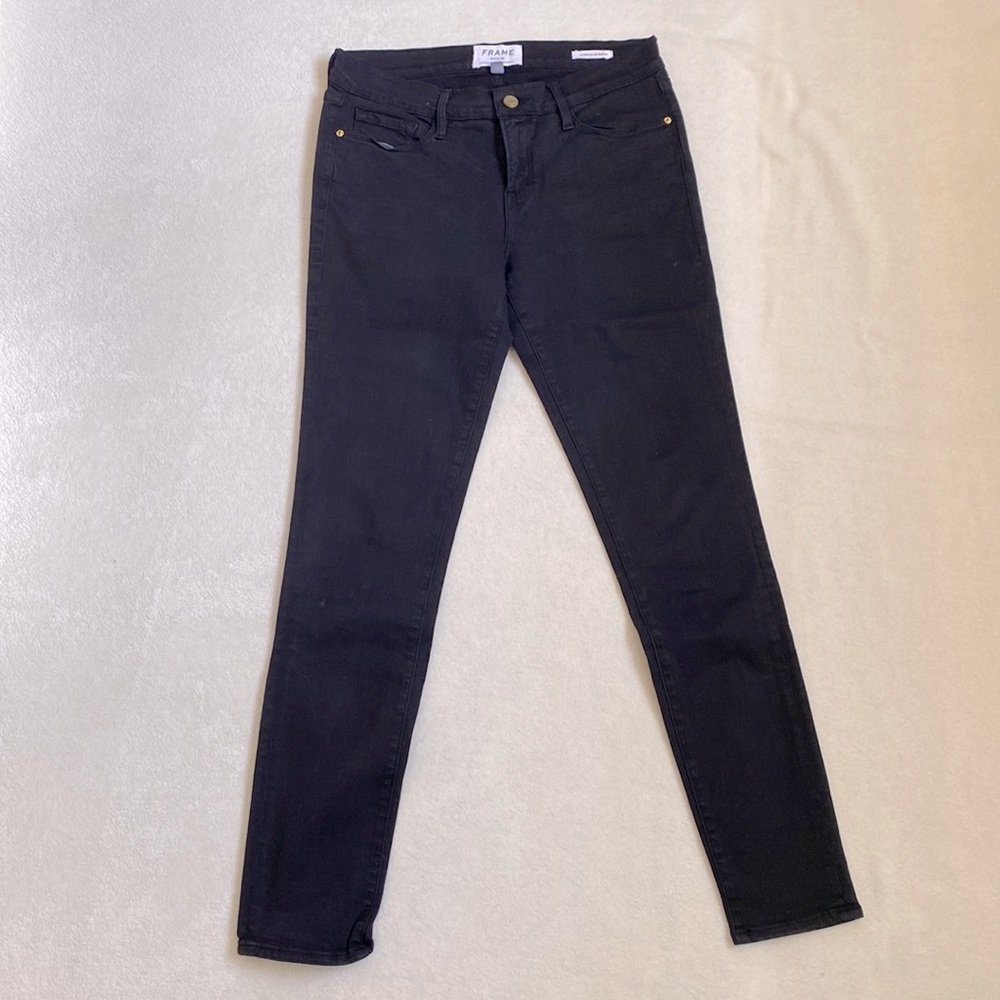 Frame Le Skinny Jeanne Black 29